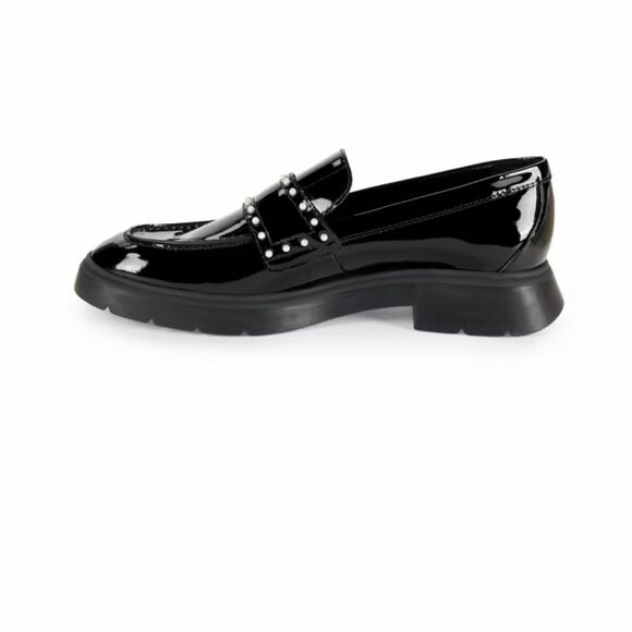 Darcy Simulated Pearl Leather Penny Loafers – On Sale Now  Darcy Simulated Pearl Leather Penny Loafers